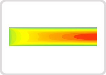 CFD simulation of fluid flow and heat transfer in a pipe